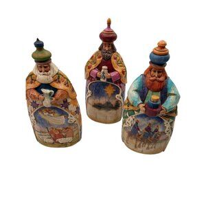Jim Shore Heartwood Creek Wisemen Figurine Set Of 3113256 2003